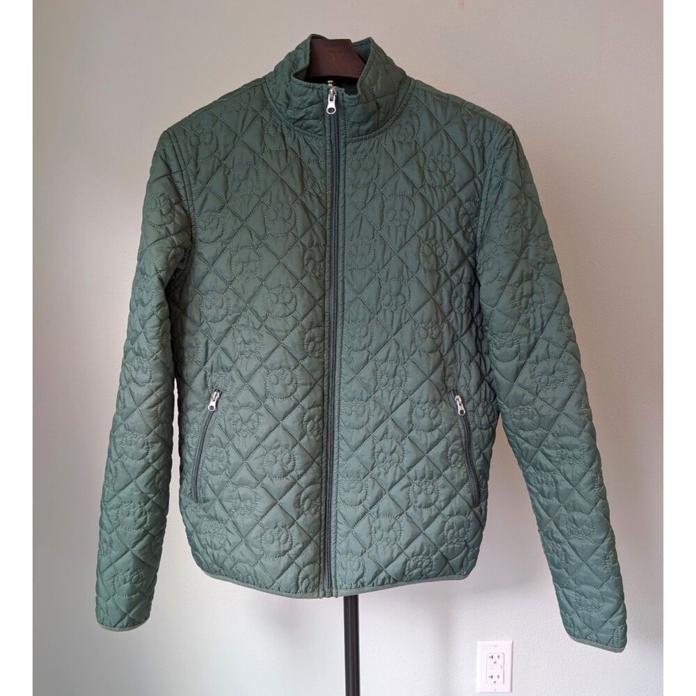We Love Fine Star Wars Rebel Alliance Army Green Quilted Jacket Unisex Sm / Med